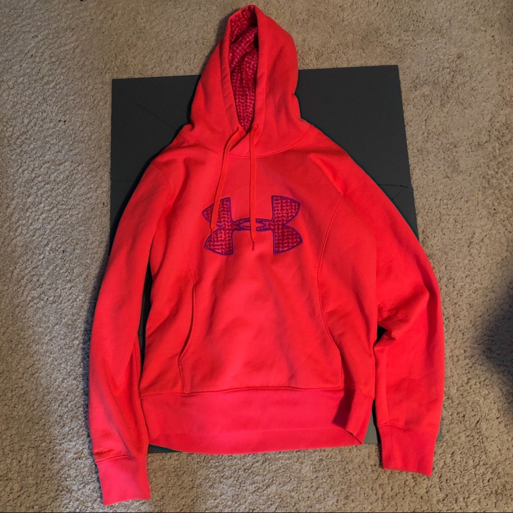 Medium Coral Under Armour Hoodie